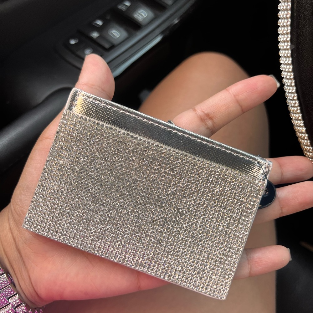 Rhinestone card holder